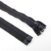 #10 Plastic Separating Zipper: 96" Black