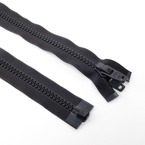 10 Plastic Separating Zipper: 96 Black - J&J Supply Inc.