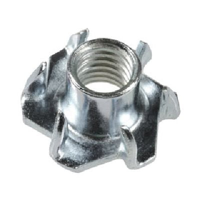 TEE NUTS 3/8-18 X 7/16 6 PRONG