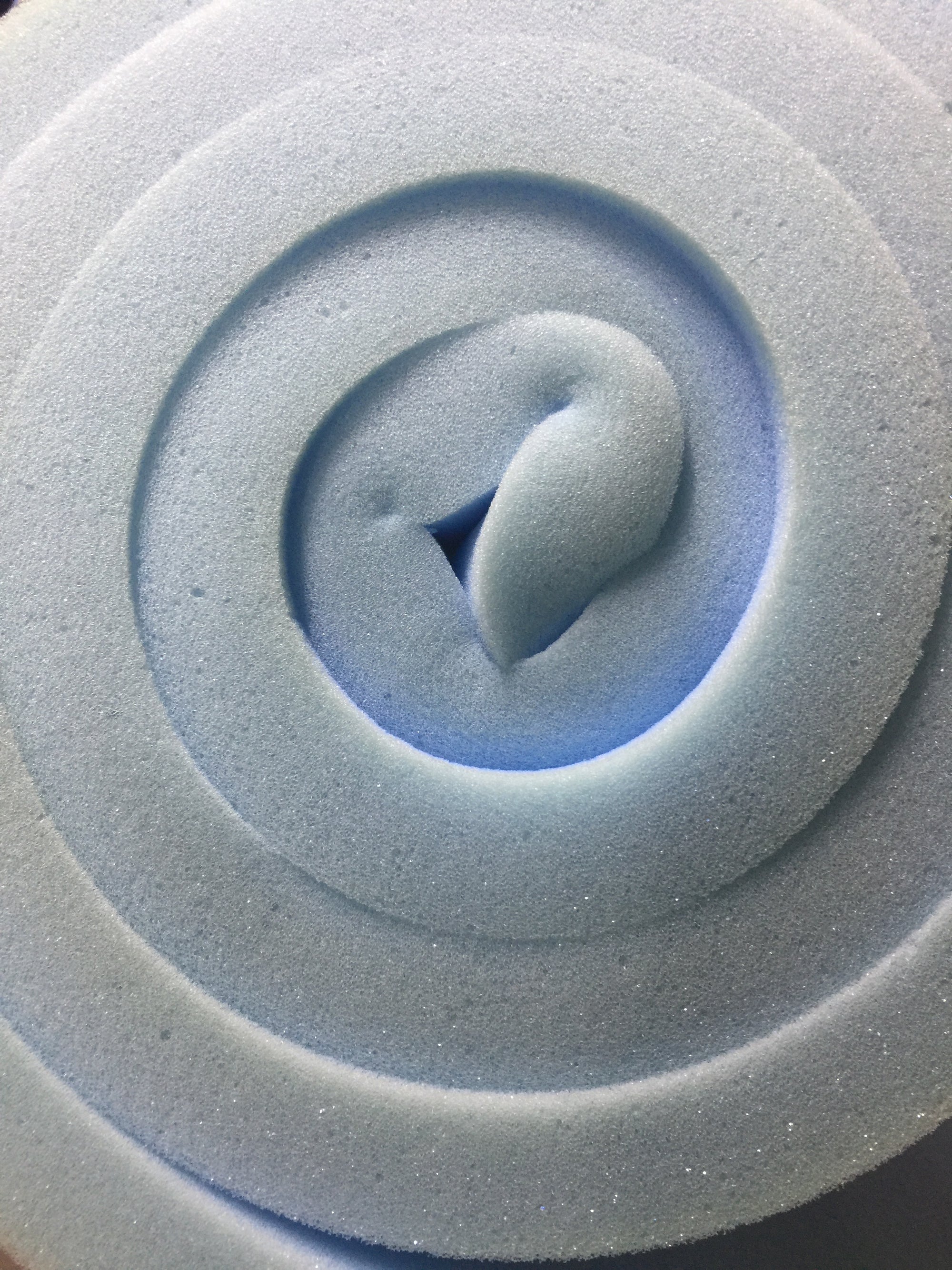 Slab of Foam: 24" x 82" x 1" Blue