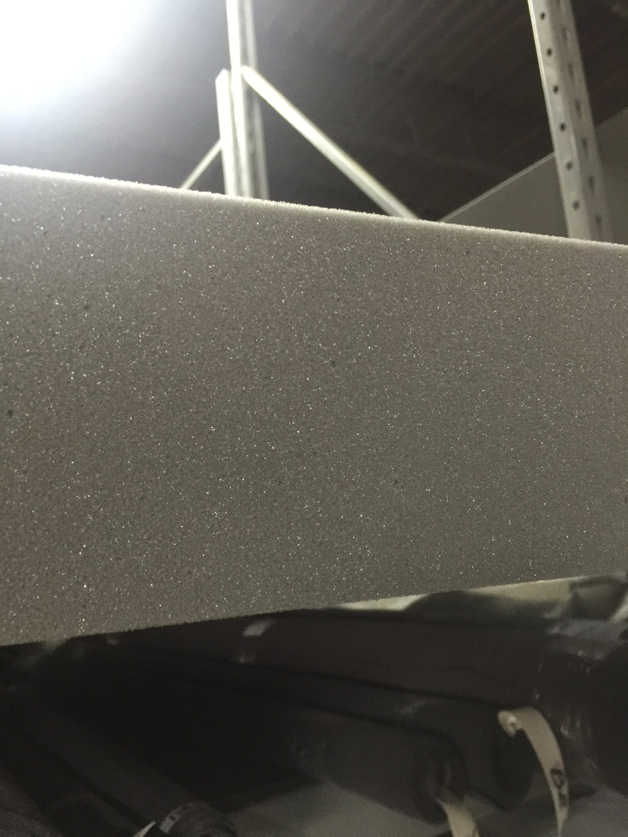 Slab of Foam: 24" x 82" x 4" Charcoal