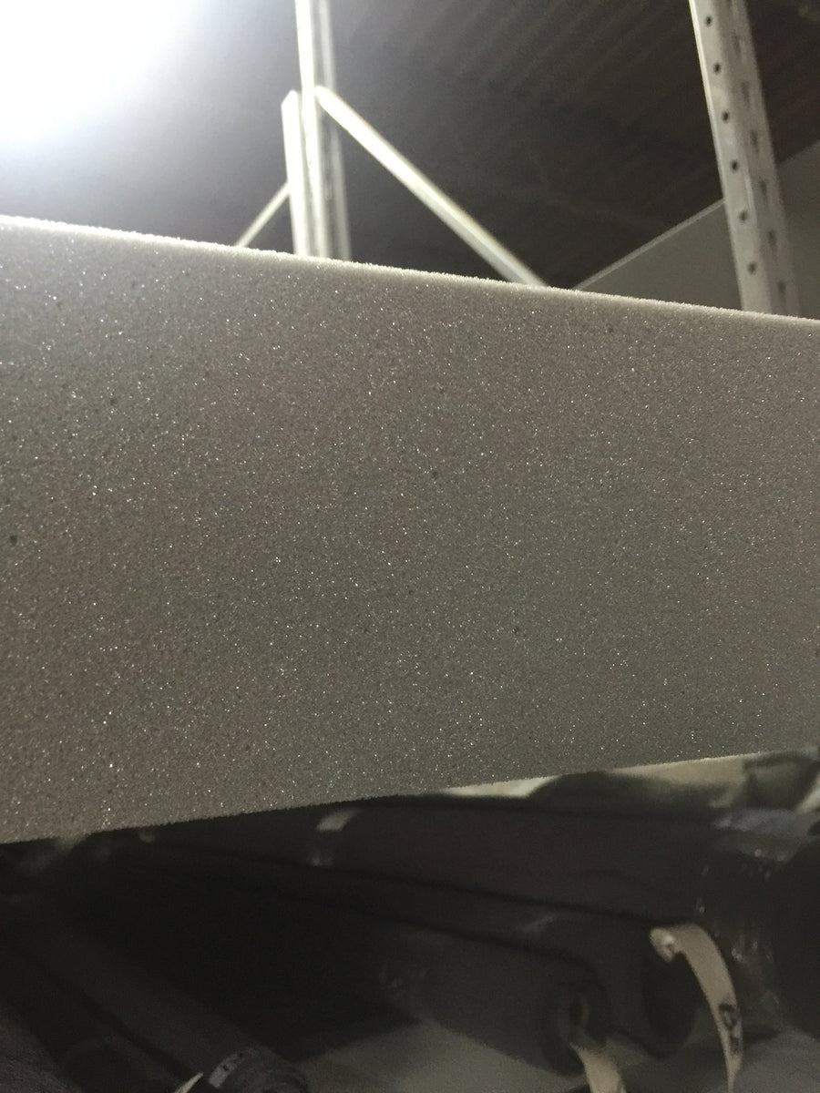 Slab of Foam: 24" x 82" x 4" Charcoal