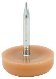BEIGE PLASTIC GLIDES 7/8"