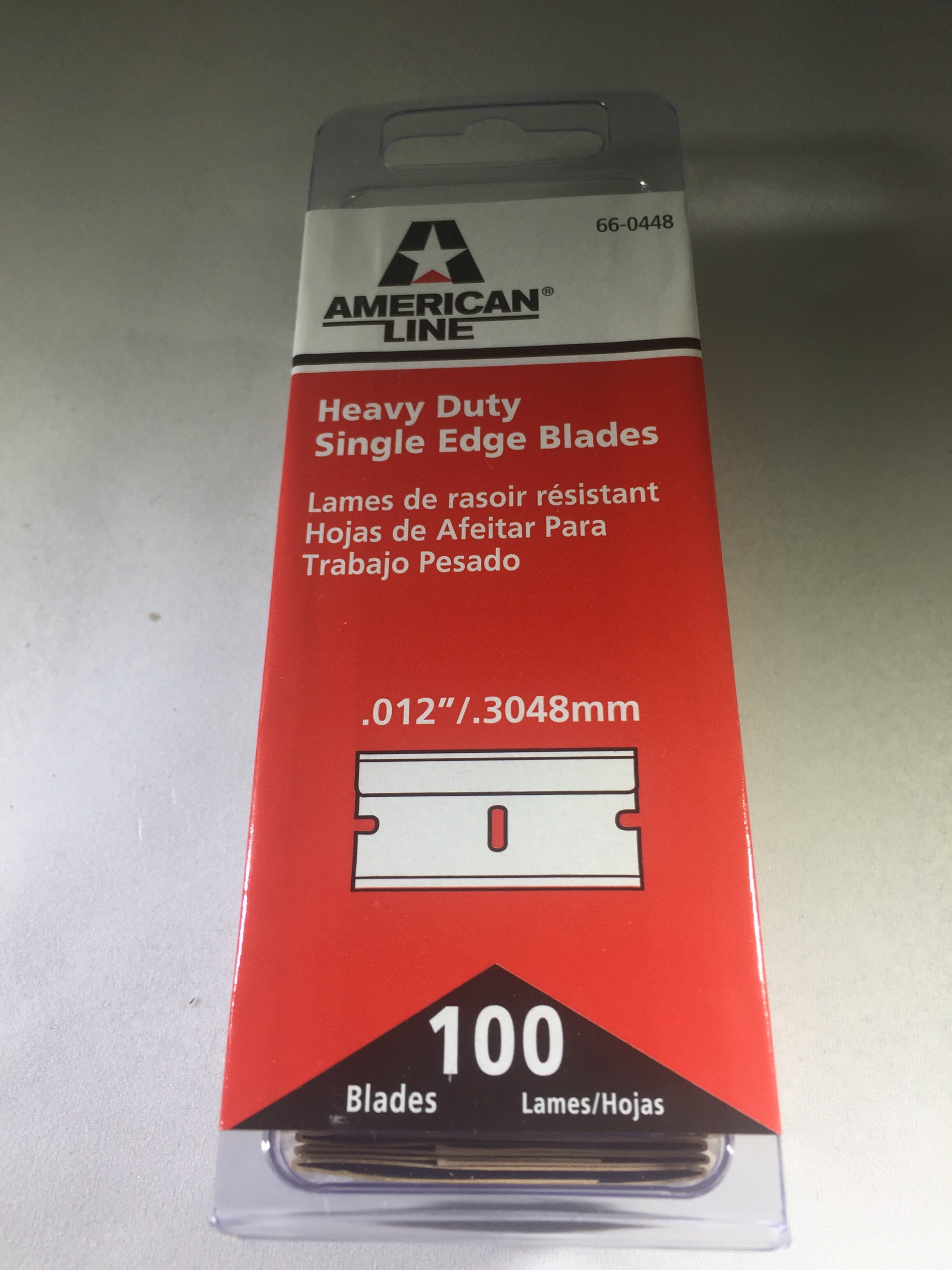 RAZOR BLADES\BOX OF 100