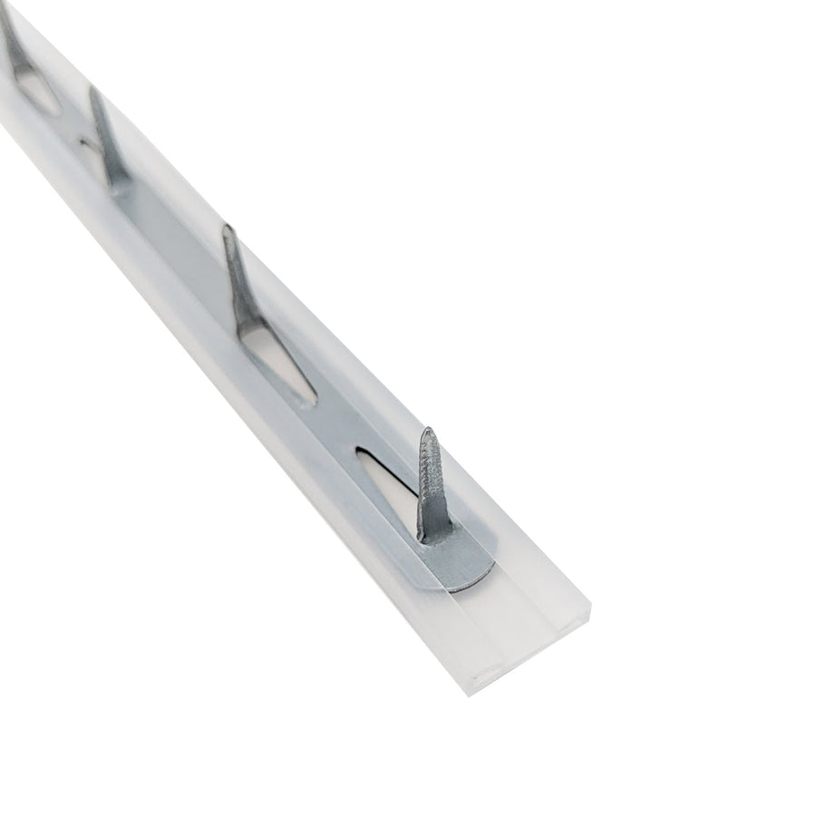 PLASTIC SLEEVE FOR VELVET EDGE TACK STRIP