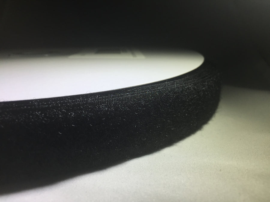 2" Black Loop Sew-On